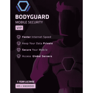 BodyGuard Mobile Security Software VIP | Antivirus | 1 user