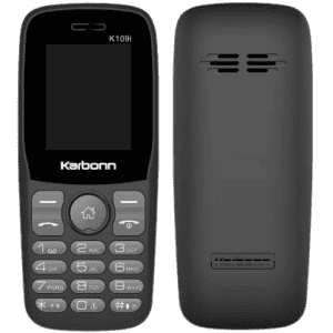 Karbonn K109i Keypad Mobile Phone | Black Grey