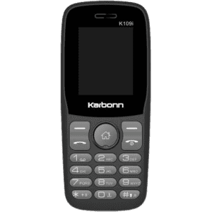 Karbonn K109i Keypad Mobile Phone | Black Grey