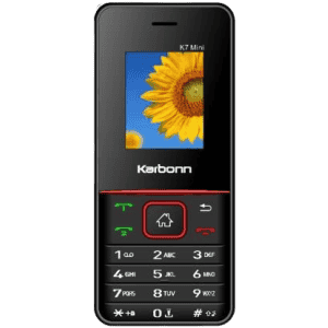 Karbonn K7 Mini Keypad Mobile | 1.8 inch | Black Red