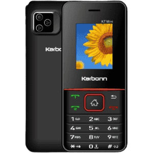 Karbonn K7 Mini Keypad Mobile | 1.8 inch | Black Red