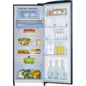 Samsung Direct Cool Single Door Refrigerator | 223 L | 3 Star | Camellia Blue | RR24C2723CU/NL