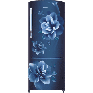 Samsung Direct Cool Single Door Refrigerator | 223 L | 3 Star | Camellia Blue | RR24C2723CU/NL