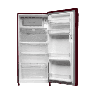 Haier Direct Cool Single Door Refrigerator |  190 L | 2 Star | Red Noisettes Finish | HRD-2102CRN-P