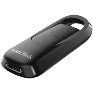 SanDisk Ultra Slider USB Type C Flash Drive | 64GB | Black