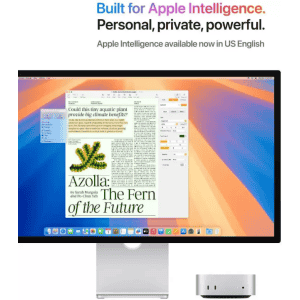 Apple Mac Mini M4 Chip Mini Tower | 10 core GPU Graphics | 24 GB | 512 GB SSD | Silver | MCYT4HN/A