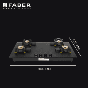 Faber Magiclift Automatic Hob | Toughened Glass Top | 4 Burner | HT904
