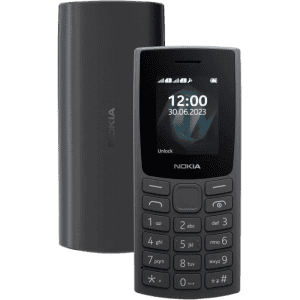 Nokia 105 Dual Sim Keypad Phone | Charcoal