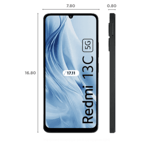 REDMI 13C 5G | 6GB | 128GB | Starlight Black