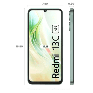 Redmi 13C 5G | 8 GB | 256 GB | Startrail Green