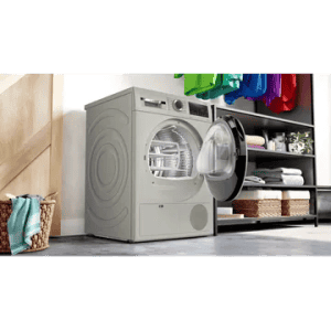 BOSCH Series 4 Fully Automatic Front Load Dryer | 9 kg | Silver Inox | WPG24108IN
