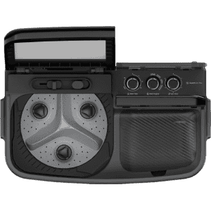 Bosch Semi Automatic Toploader Washing Machine | 8 Kg | Black | WJG803S0IN