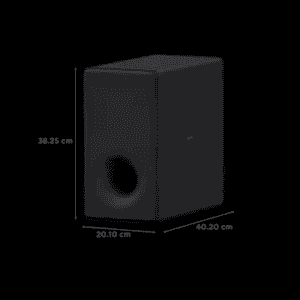 Sony Wireless Subwoofer | Black | SA-SW3//M E12