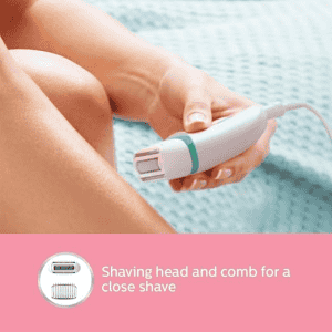 Philips Corded Compact Epilator | shaver and epilator for gentle hair removal at home | BRE245/00