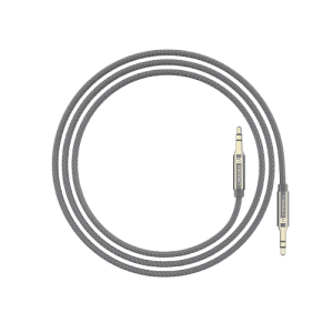 Portronics Konnect Aux 7 | 3.5mm | Gold Plated Connectors | Grey | POR 1624