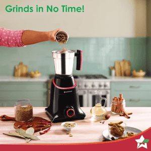 Wonderchef Select Mixer Grinder | 750W  | 4 Jar | Black