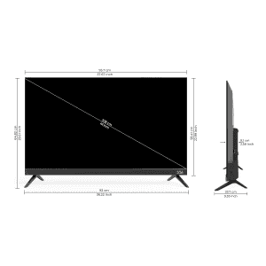 Vu Premium Series 4K Ultra HD Smart LED TV | 109 cm (43 Inch) | Black