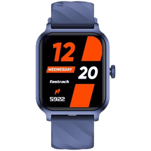 Fastrack Rider Plus Smart Watch | SingleSync BT Calling | Blue