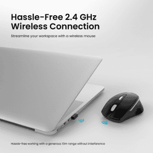 Portronics Toad 32 Wireless Mouse | Black | POR 2011