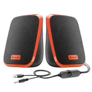 Lapcare Twiny 2 Computer Speaker | Orange | LUS-204