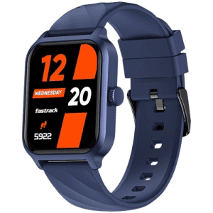 Fastrack Rider Plus Smart Watch | SingleSync BT Calling | Blue