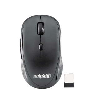 Salpido Rechargeable Wireless Mouse | 2.4GHZ | Black | RWM1