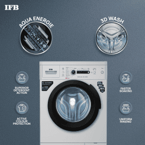 IFB Fully Automatic Front Load Washing Machine | 6 Kg | 5 Star | Grey | DIVA AQUA GBS 601
