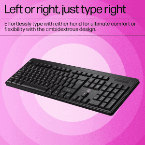 HP Wireless Keyboard | Black | K160
