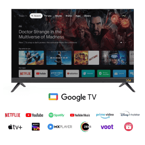 Vu Premium Series 4K Ultra HD Smart LED TV | 109 cm (43 Inch) | Black