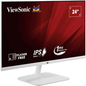 ViewSonic Full HD IPS Panel Monitor | 1 ms  | 24 inch | Slim White | A2432-H-W