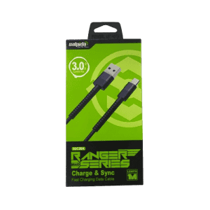 Salpido Ranger Braid Series | 25W | Type C To Lightning Data Cable | Black | SDC 20 C -L