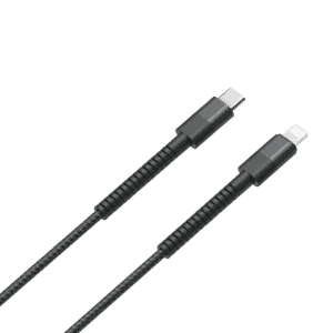 Salpido Ranger Braid Series | 25W | Type C To Lightning Data Cable | Black | SDC 20 C -L