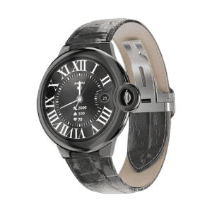 Fire Boltt Topaz Round Luxury Smartwatch | 1.3 Inch | Black | BSW151