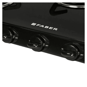 Faber Hob Glass Cooktop | Jumbo 3BB BK AI | 3 Burner | Black