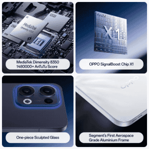 OPPO Reno13 5G | 8 GB |  256 GB | Luminous Blue