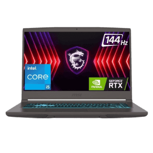 MSI Thin 15 Gaming Laptop | Intel Core i5 12th Gen 12450H | 16 GB | 512 GB SSD | 4 GB Graphics | NVIDIA GeForce RTX 3050 | Gray | B12UC-2241IN