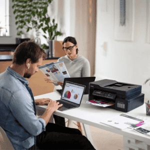 Brother Multi-function Ink Tank Printer |  WiFi & Auto Duplex Color | Black |  DCP-T820DW
