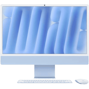 Apple iMac M4 | 16 GB | 256 GB SSD | macOS Sequoia | 24 Inch | Blue | MWUF3HN/A