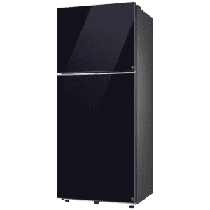Samsung Frost Free Double Door Refrigerator | 396 L | 2 Star | Black Glass | RT41DB6A4B22HL