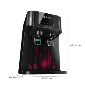 AO Smith Intelli Pro UV + UF Water Purifier | 10 L | Black
