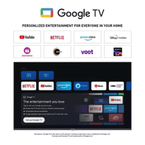 Panasonic MS Series Smart Google TV | 80 cm (32 inch ) | HD LED  with Dolby Digital Audio