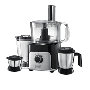 Black & Decker Juicer Mixer Grinder | 800 W | 3 Jars | Grey | BXFP8001IN