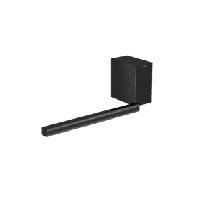 Philips Audio Soundbar | 80W | Wireless Subwoofer for Extra Deep Bass |  2.1 Channel | Black | TAB4319/94