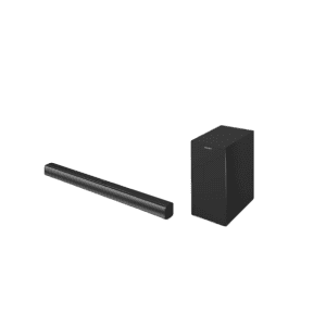 Philips Soundbar with Wireless Subwoofer | 2.1 Channel | 100 W | Black | TAB4329/94