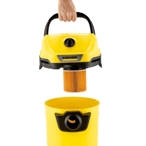 Karcher Wet and Dry Vacuum Cleaner |  1000W |  Yellow  | WD 3 V-19/4/20