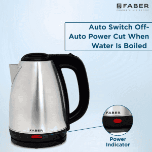 Faber Electric Kettle | Stainless Steel | 1.8 L