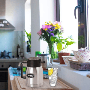 Cello Livia Stainless Steel Carafe | 500 ml | Silver