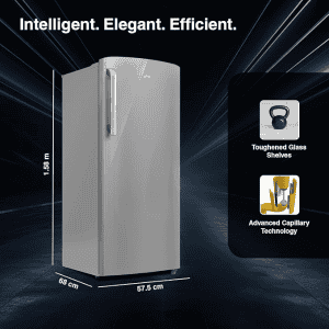Godrej Single Door Refrigerator | 268 L | 3 Star | RD EMARVEL 290C THI ST GL