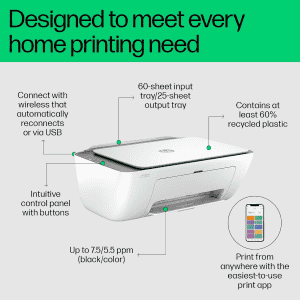 HP DeskJet Multi function Inkjet Printer | Copy | Scan | WiFi | Cement | 2876