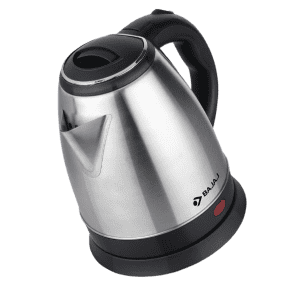 Bajaj KTX  Electric Kettle | 1.5 L | 1350W | Stainless Steel Body |  Black | 670106